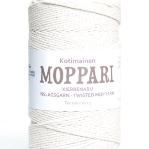Moppari - luonnonvalkoinen