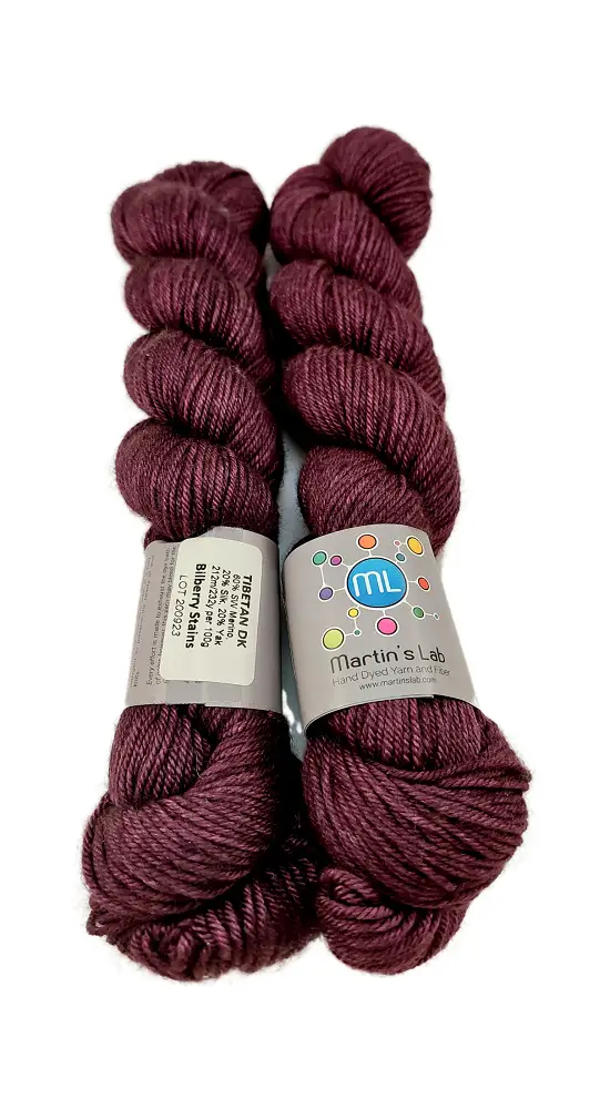Martin`s lab Tibetan DK Billberry stains